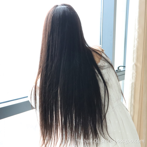 High quality Natural 40inch human hair lace wig , Raw virgin unprocessed cheap hair product 40inch lace wig hair